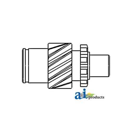 A & I Products Gear, Transmission Countershaft Driven 7" x2" x2" A-R67340
